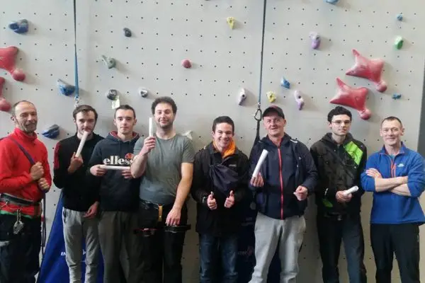 TFS and Engage Wall Climbing course